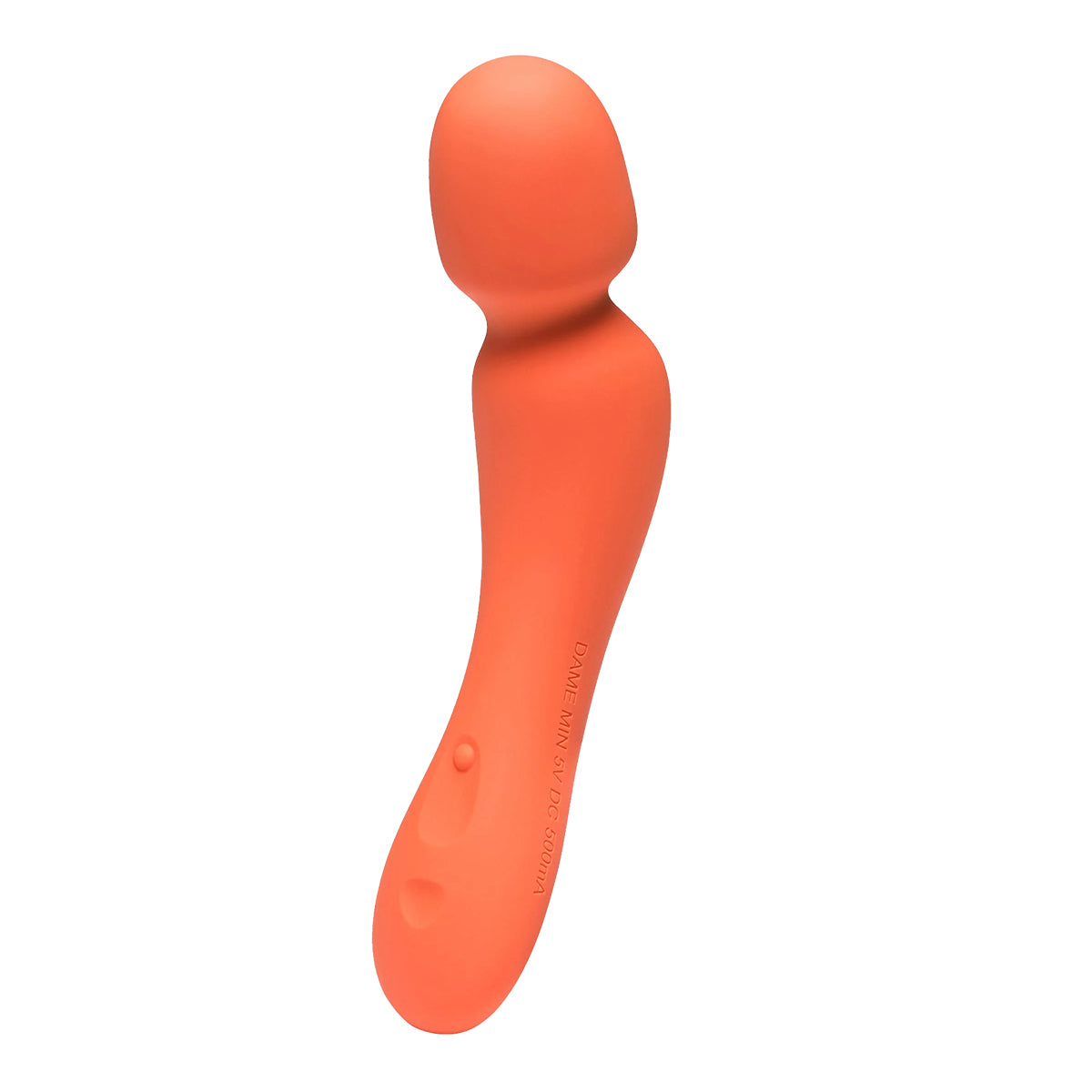 Dame Min Mini Wand Vibrator Papaya