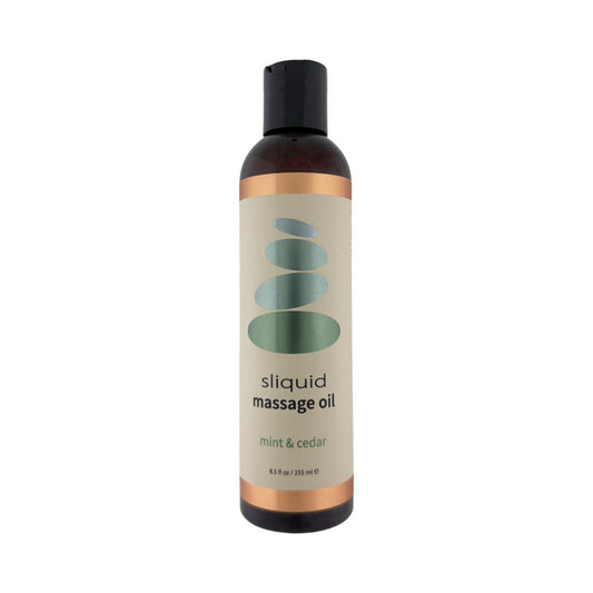 Sliquid Massage Oil Mint & Cedar 8.5 oz.