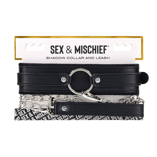 Sportsheets Sex & Mischief Shadow Collar and Leash