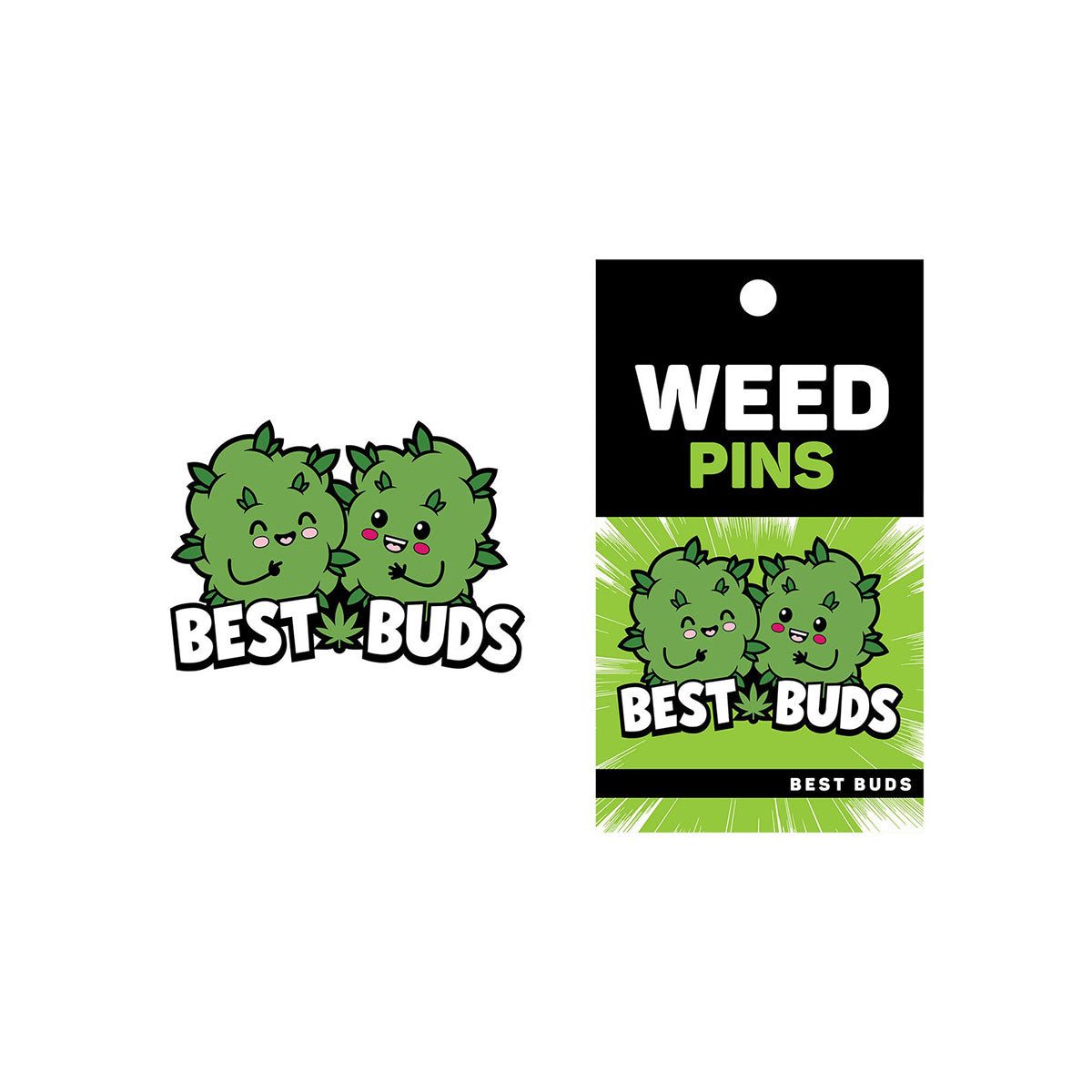 Wood Rocket Best Buds Pin Lonjeroo