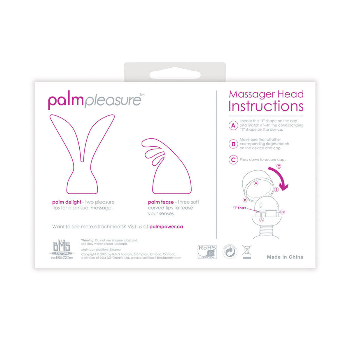 PalmPleasure Attachment 2 pk.