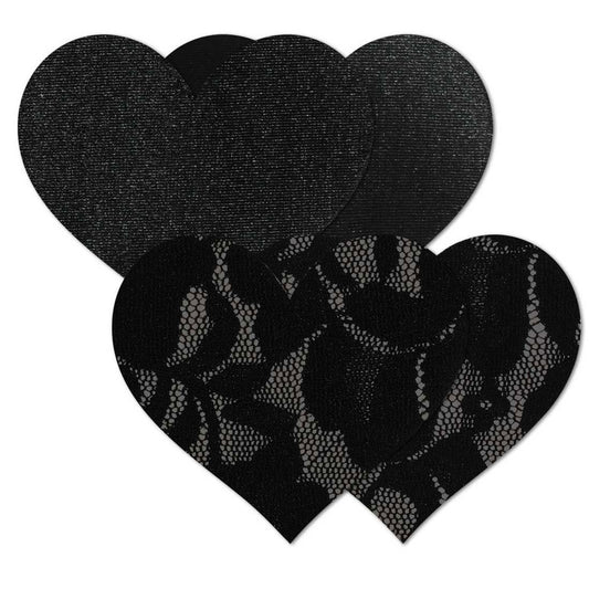 Nippies Basics - Black Hearts