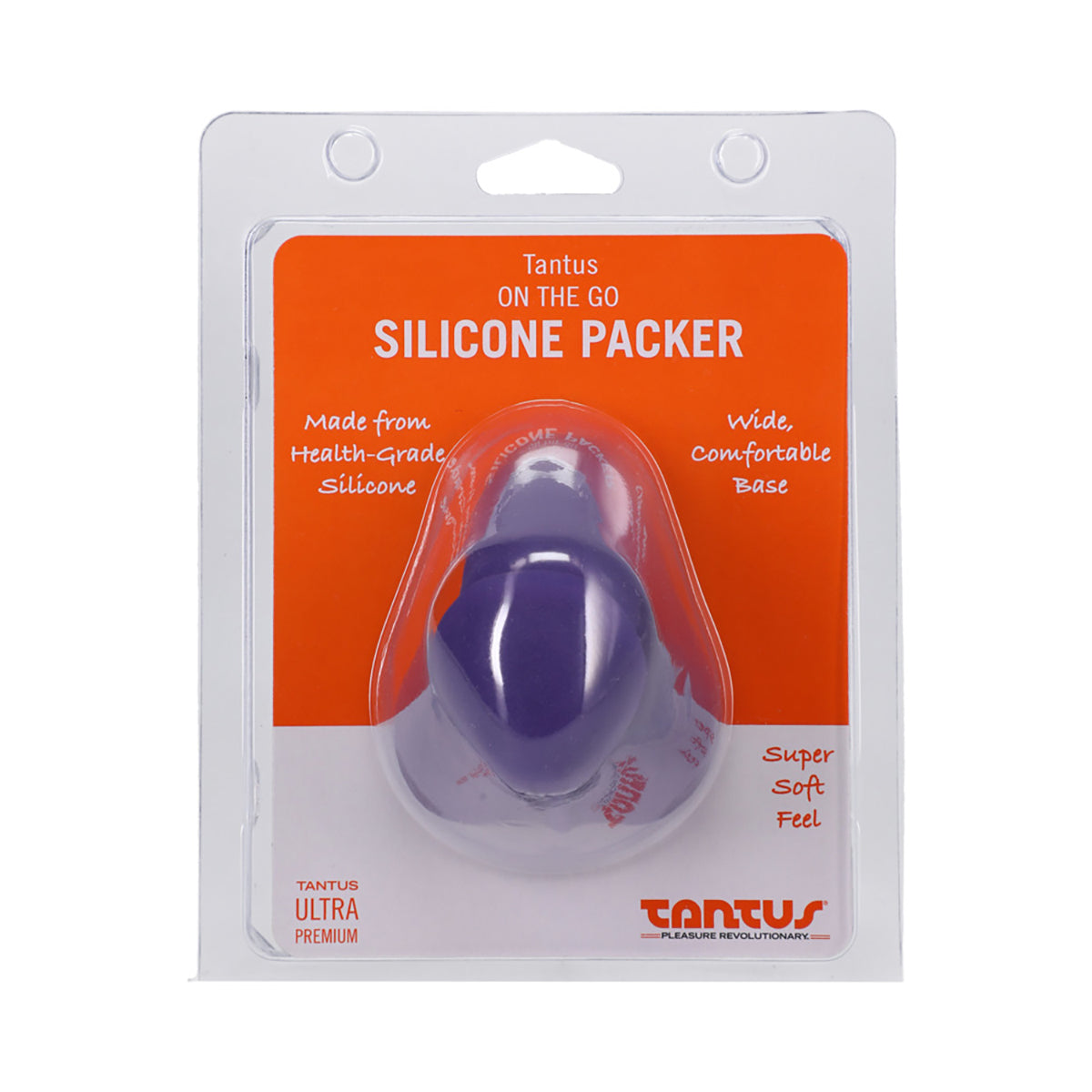 Tantus On the Go Silicone Packer- Amethyst (Bag)