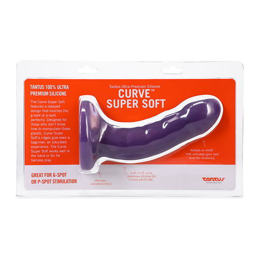 Tantus Curve Super Soft Dildo Amethyst