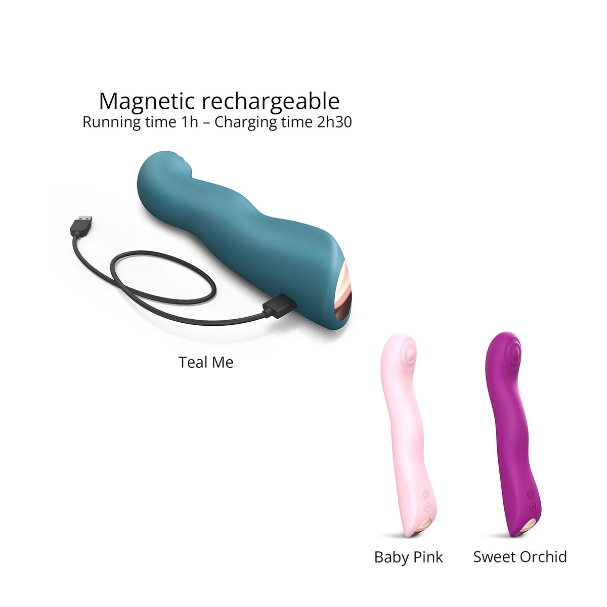 Love to Love Swap Tapping Vibrator - Teal Me