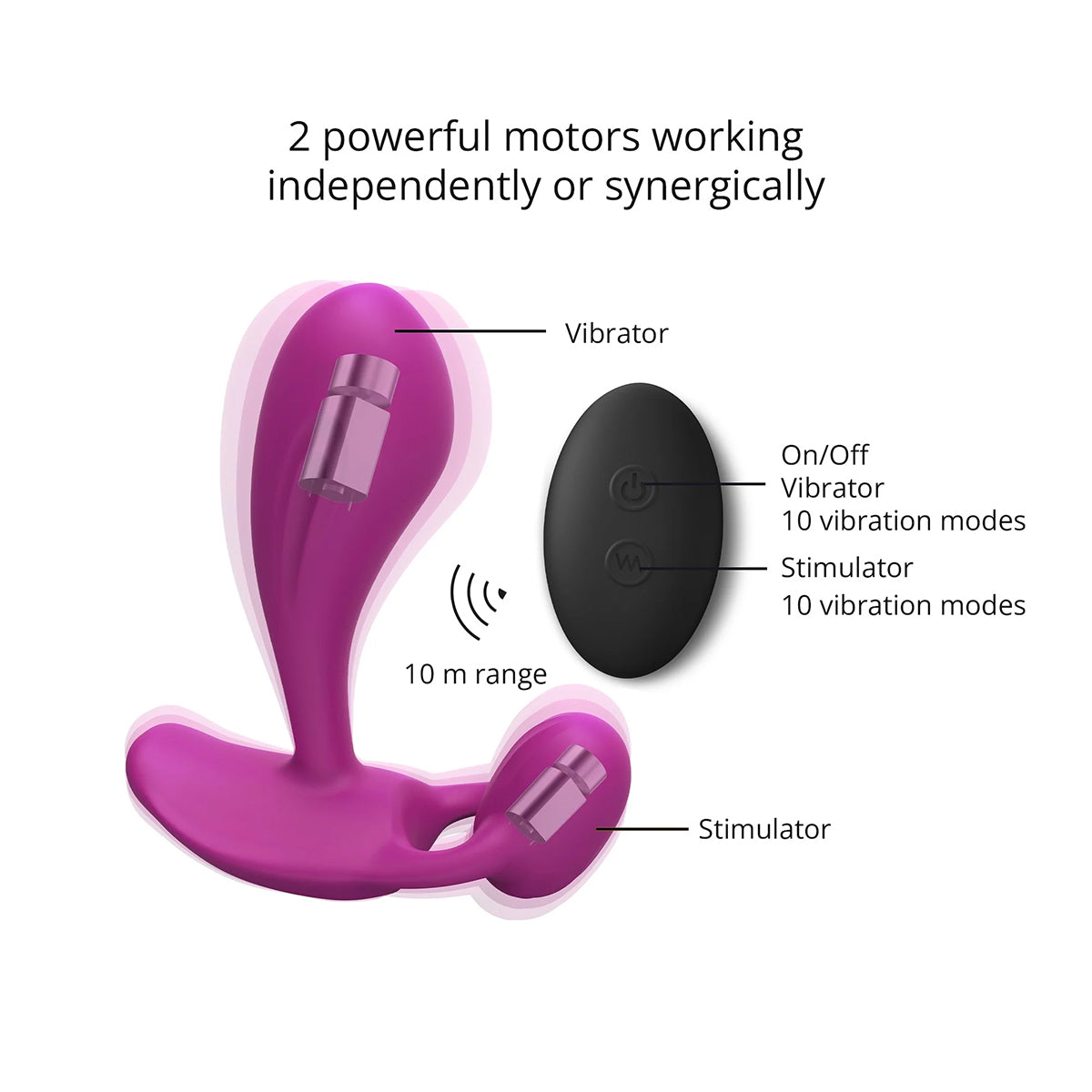 Love to Love Witty G & P-Spot Vibrator - Sweet Orchid