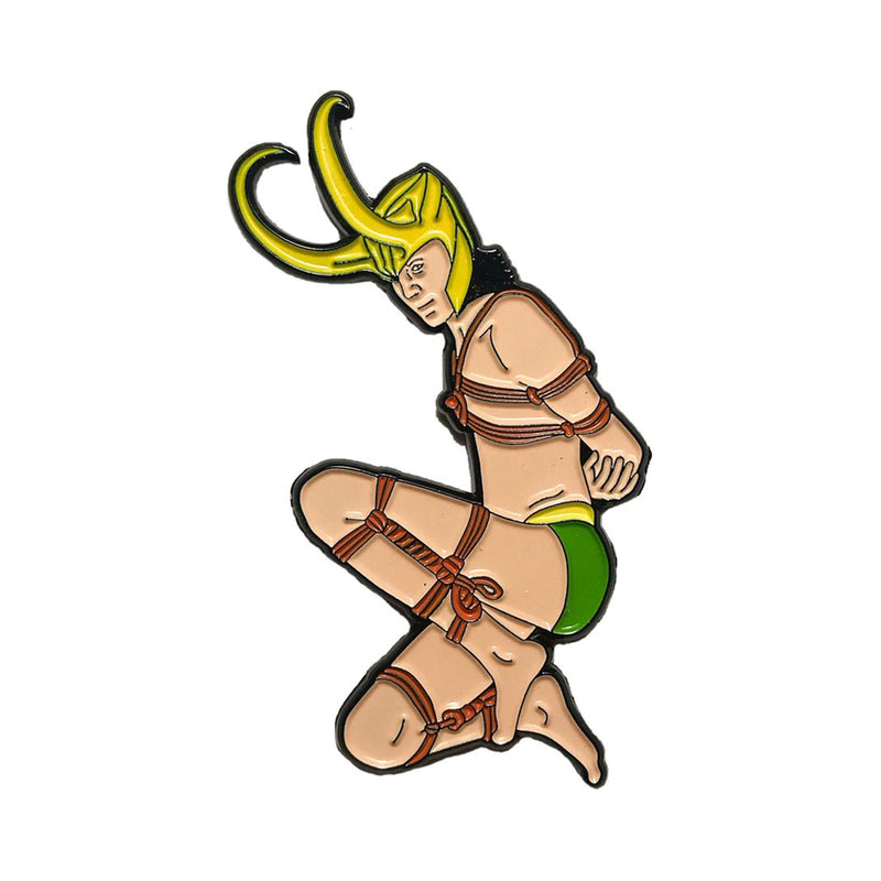 Geeky &amp; Kinky God of Mischief Enamel Pin