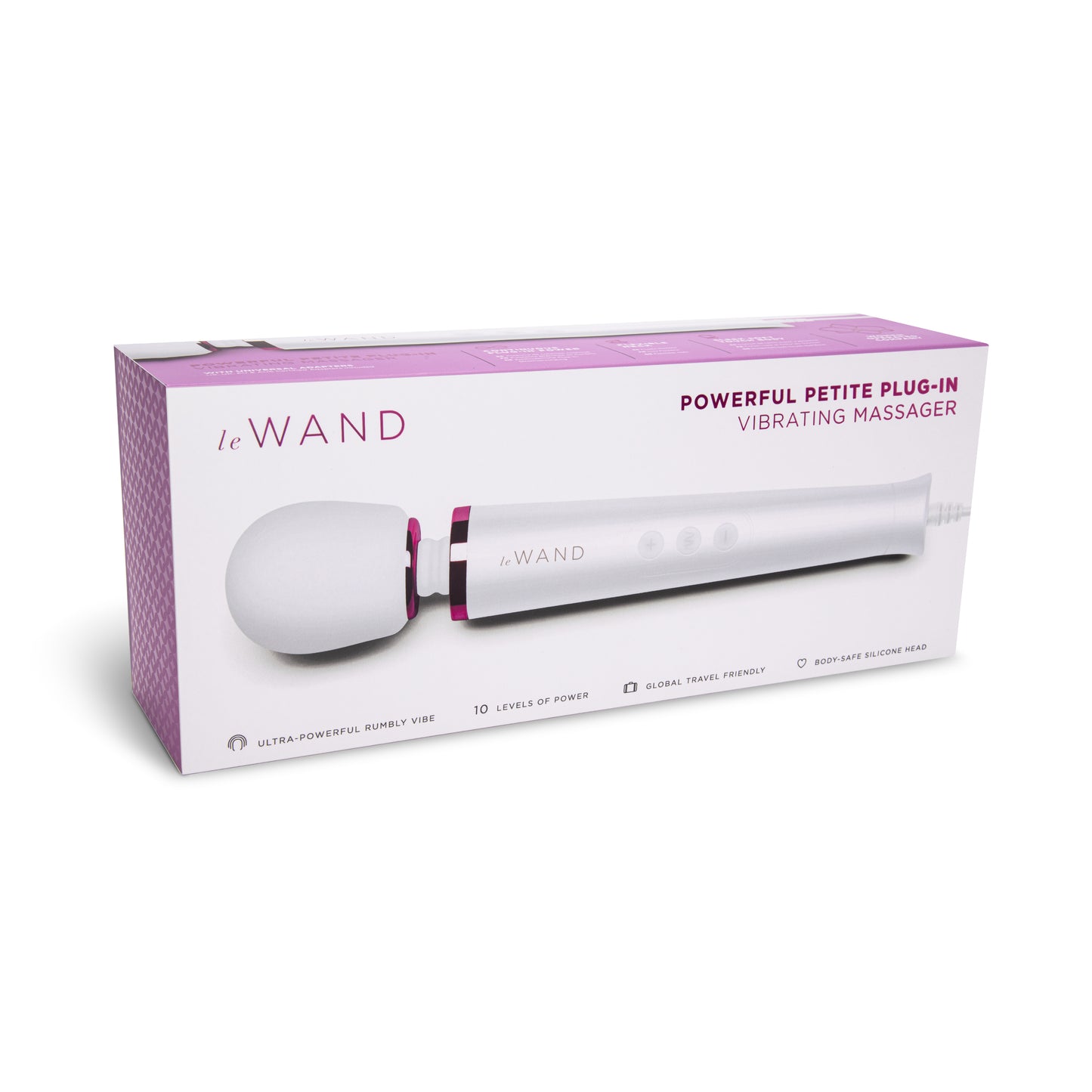 Le Wand Powerful Petite Plug-In- White