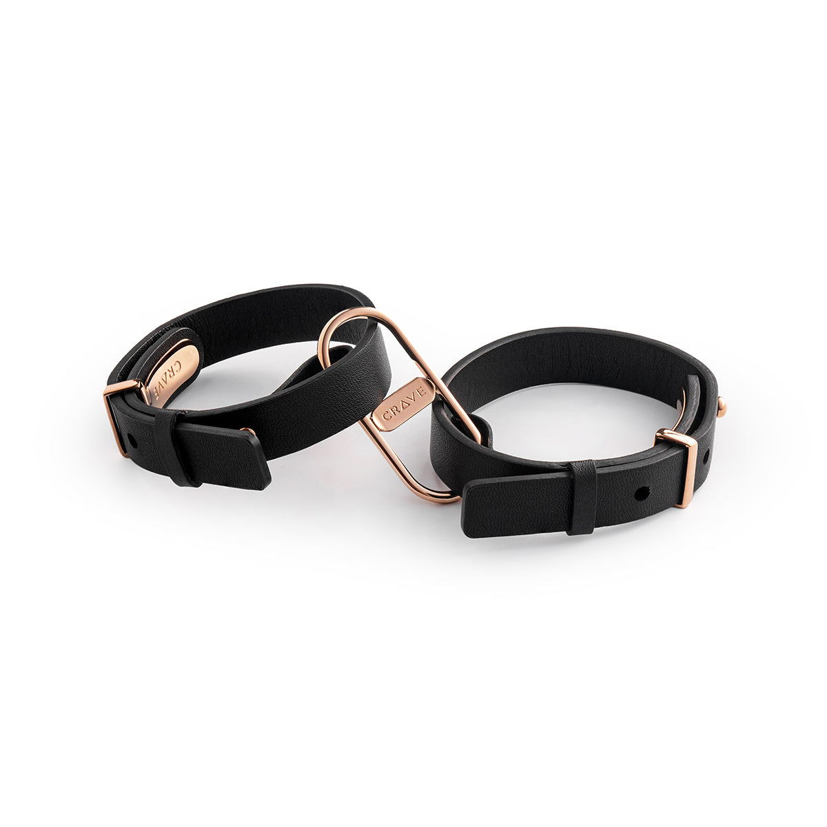 Crave ICON Cuffs- Black/Rose Gold