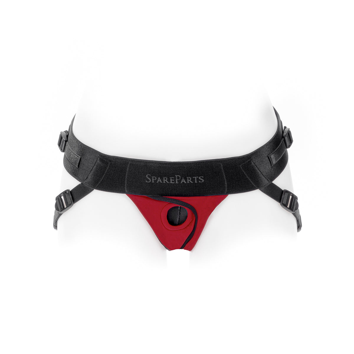 SpareParts Joque Cover Undwr Harness Red (Double Strap) Size B Nylon