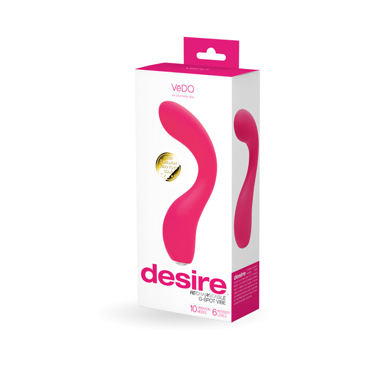 VeDO Desire Rechargeable Gspot Vibe Pink