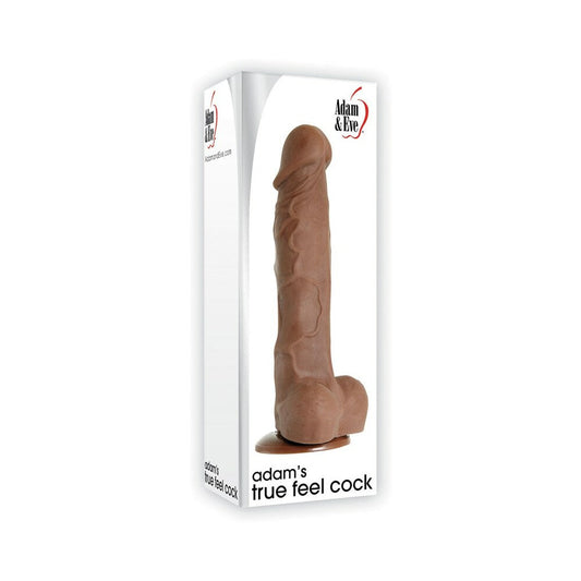 Adam & Eve Adam's True Feel Brown 7 Inch Dildo