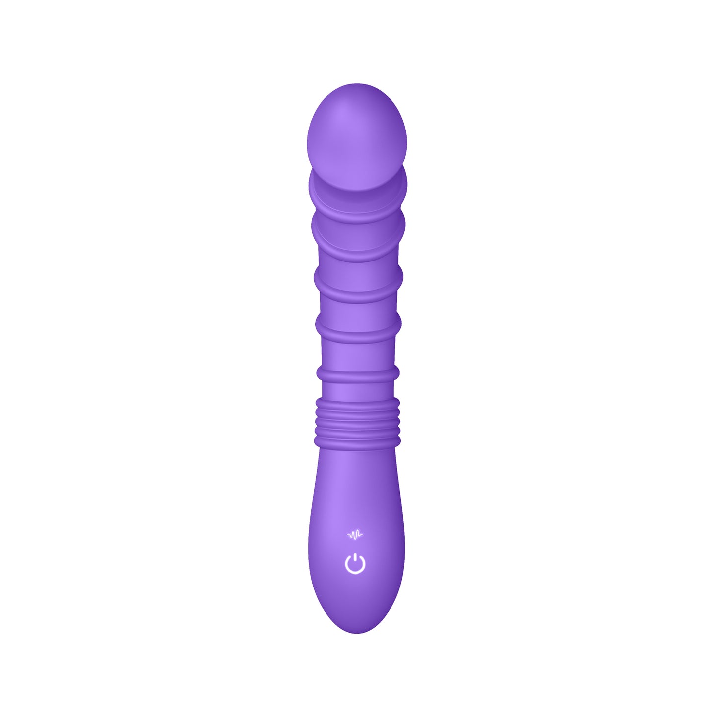 Luv Inc Rv21 Ribbed Vibrator Purple