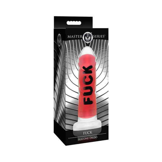 Master Series FUCK Silicone Dildo