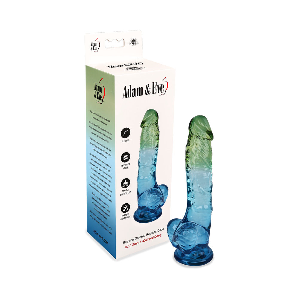 Adam & Eve Seaside Dreams Realistic Dildo 8.5 in.