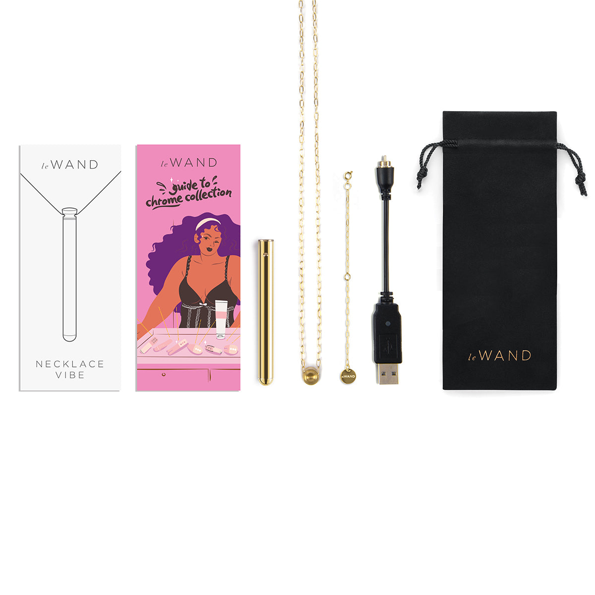 Le Wand Vibrating Necklace - Assorted Colors