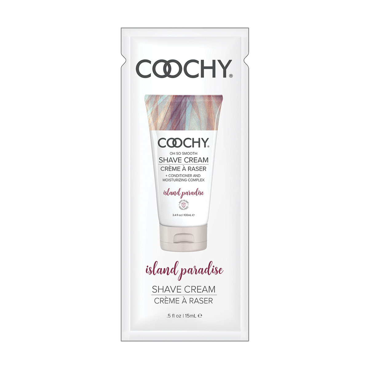 Coochy Shave Cream - 15ml. 24pc. Display - Assorted Scents