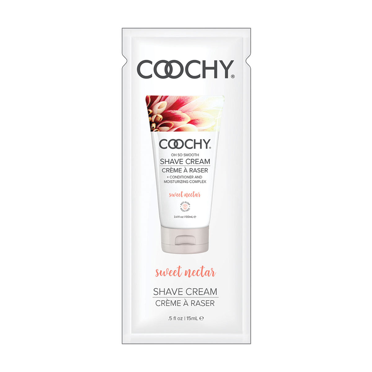 Coochy Shave Cream - 15ml. 24pc. Display - Assorted Scents