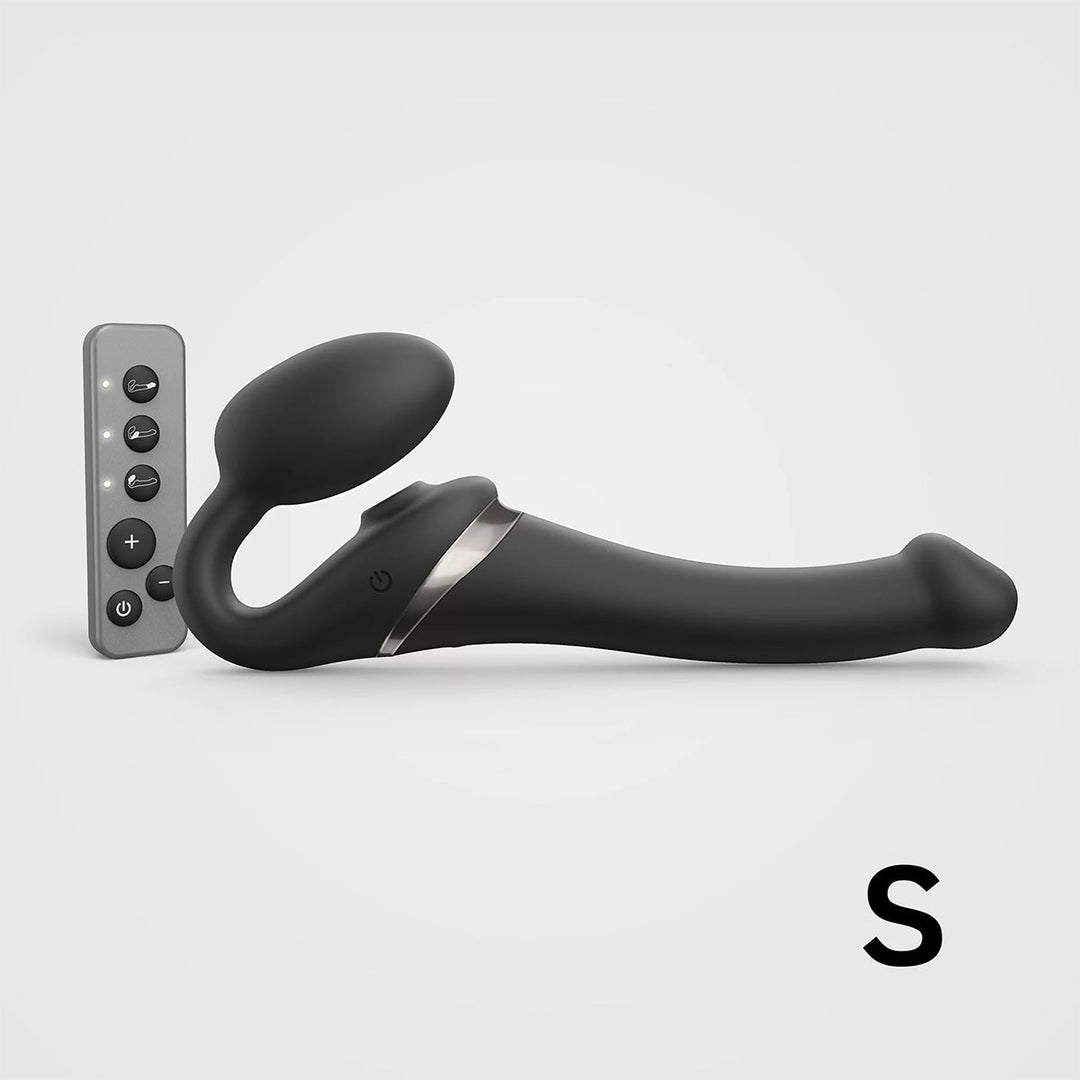 Strap-On-Me Multi Orgasm Bendable Strapless Strap-On Black Small