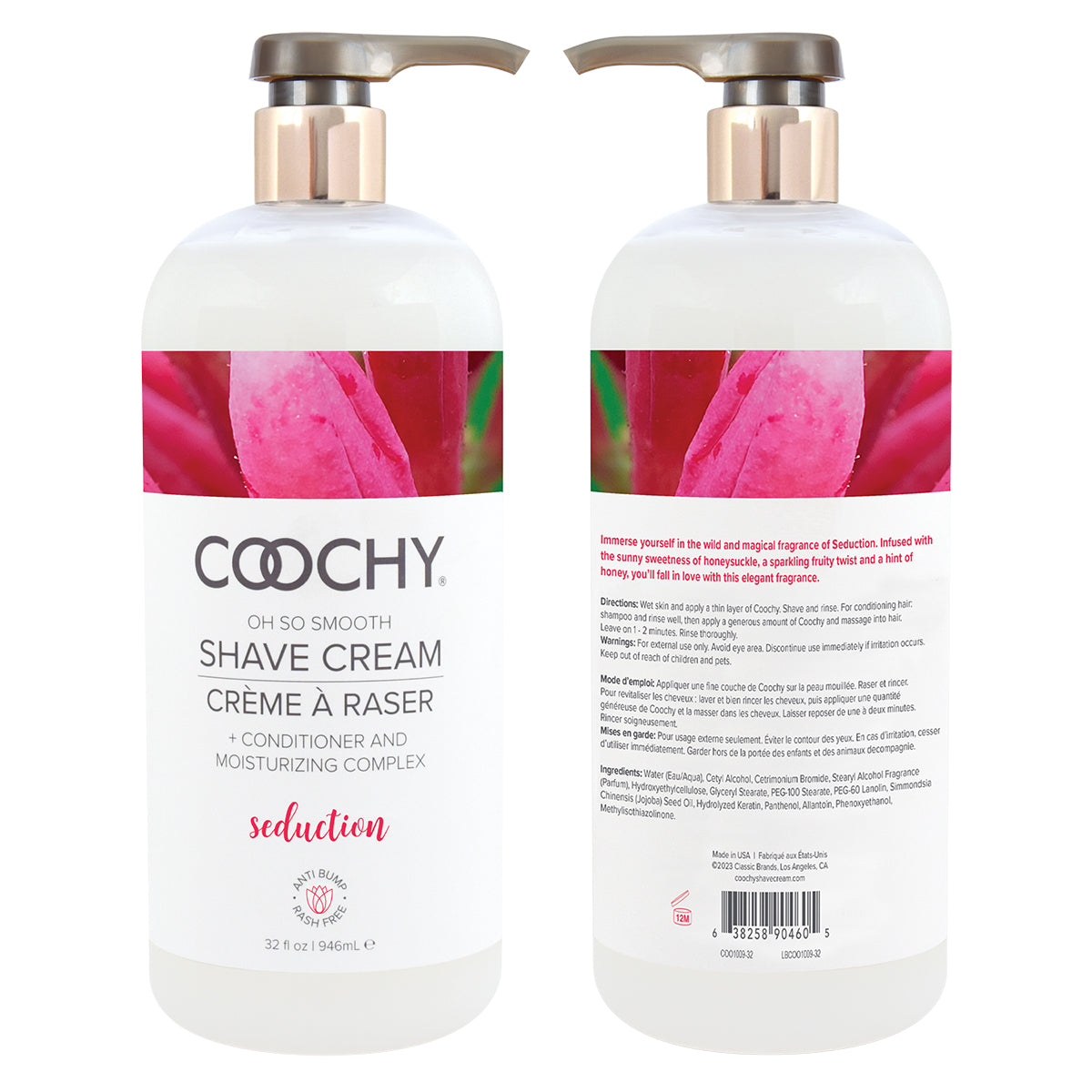 Coochy Shave Cream 32oz - Seduction