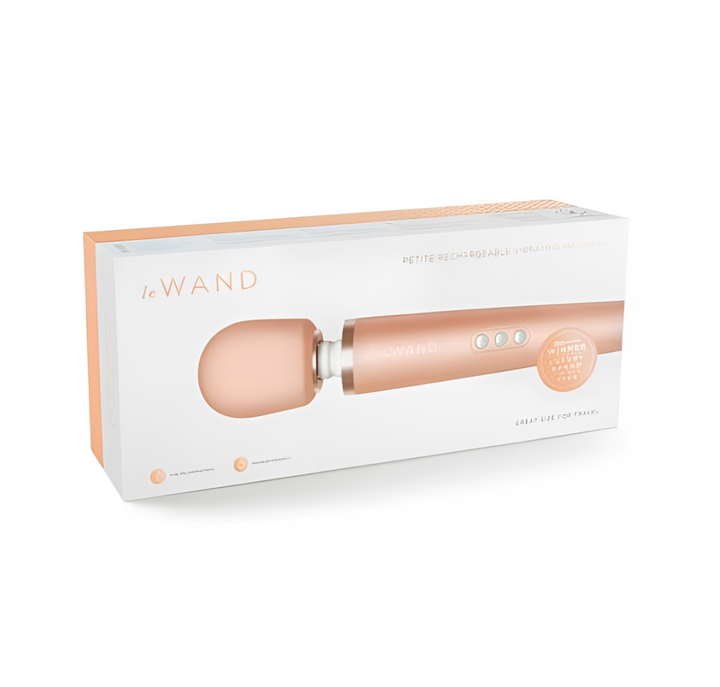 Le Wand Petite Rechargeable Vibrating Massager Rose Gold