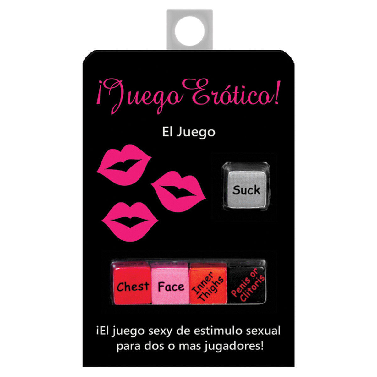 Juego Erotico Dice (Let's Fool Around Dice in Spanish)