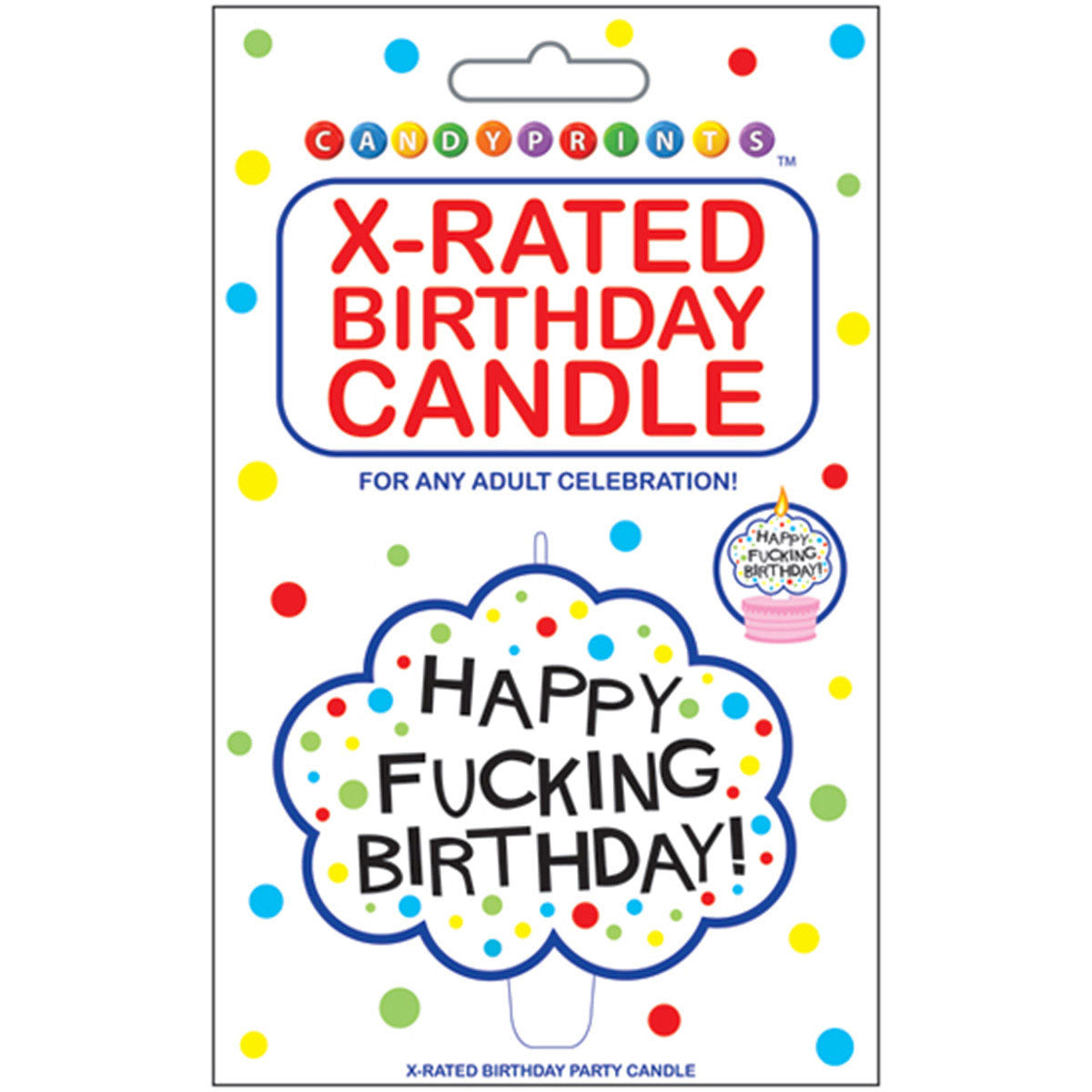 X-Rated Birthday Candle Happy F***ing Birthday!