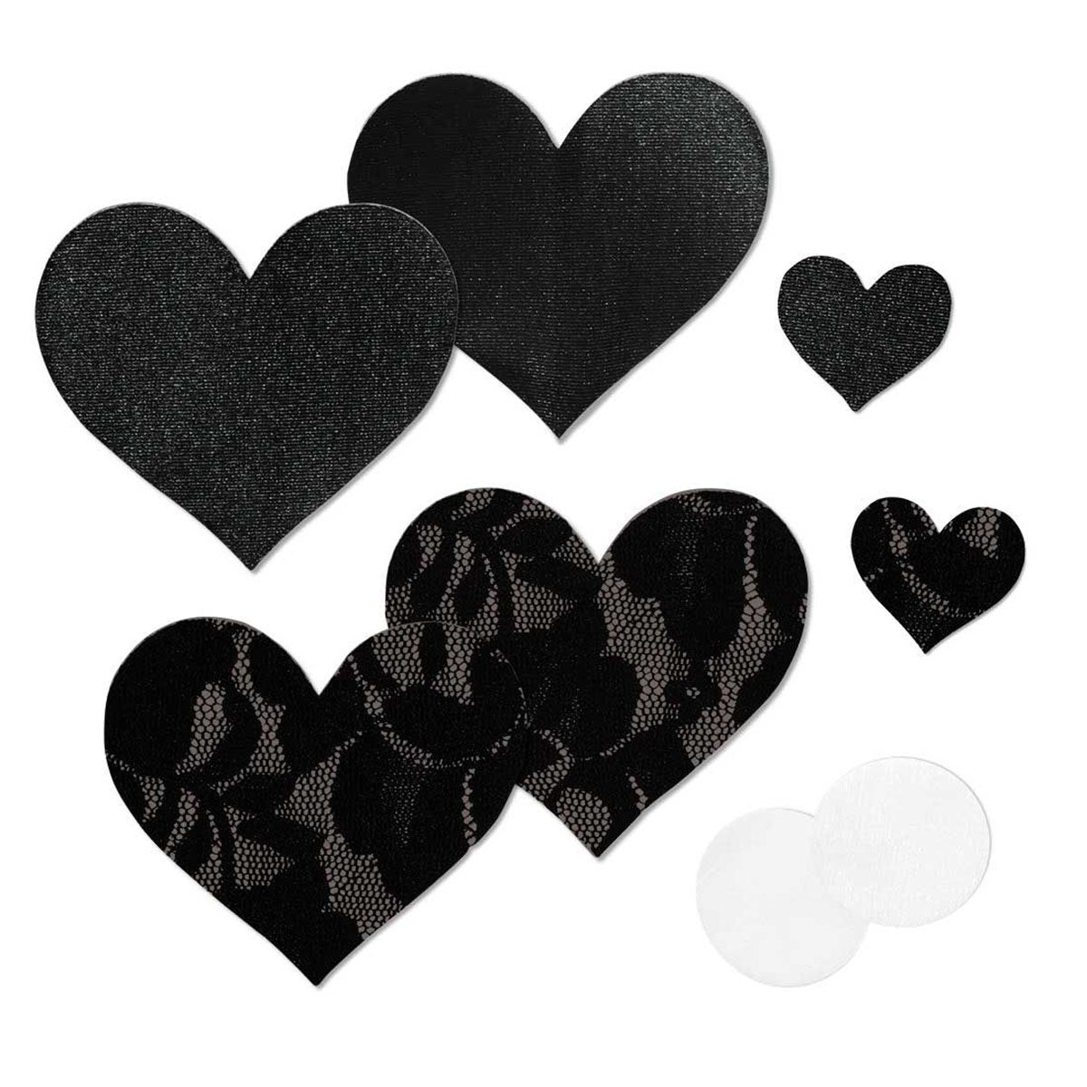 Nippies Basics - Black Hearts