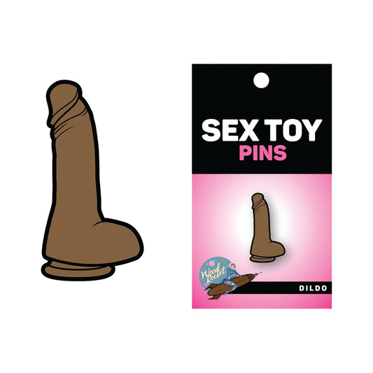 Wood Rocket Brown Dildo Pin