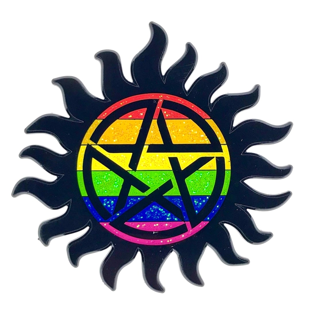 Geeky & Kinky Supernatural Pride Pin