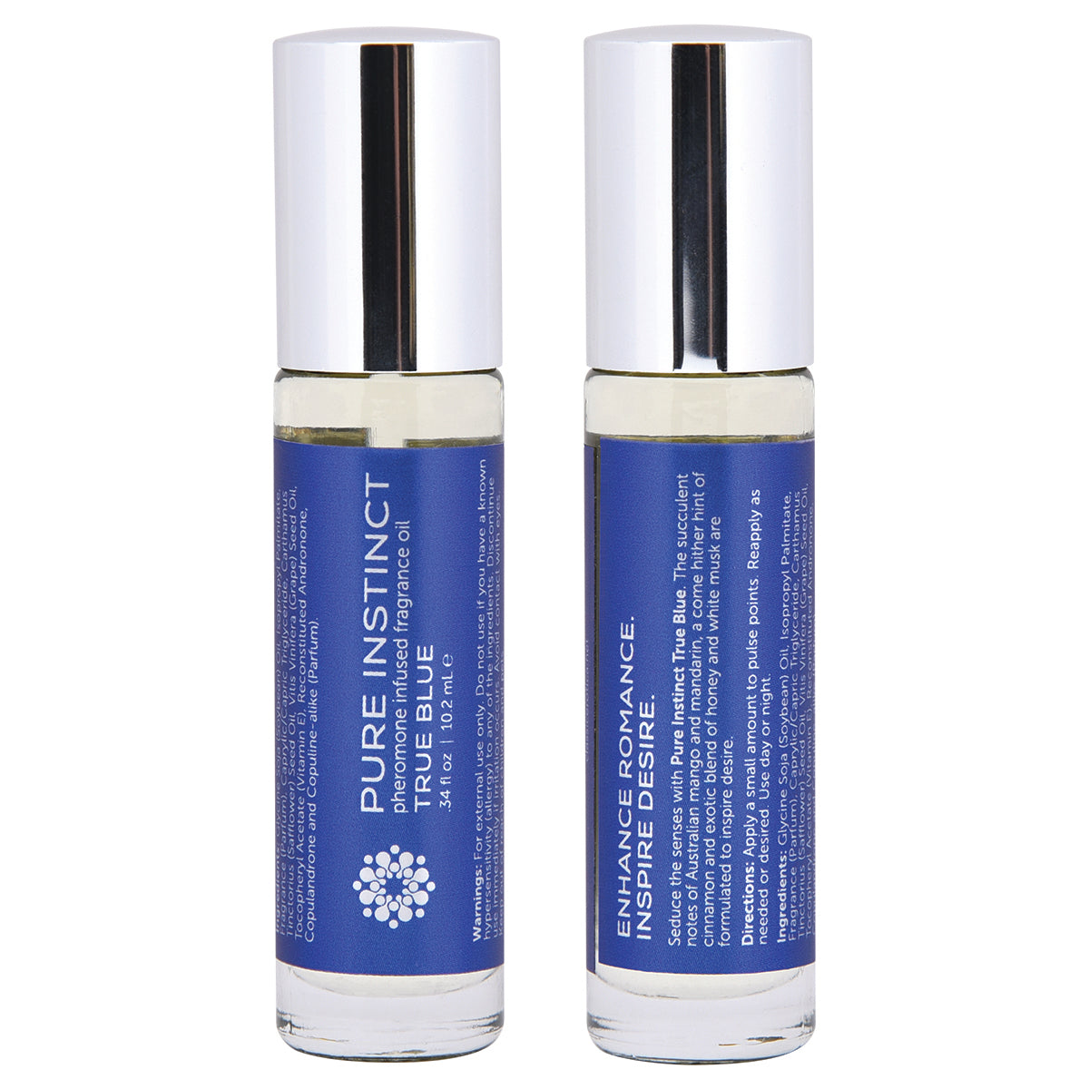 Pure Instinct True Blue Pheromone Fragrance Oil Roll-On 10.2ml