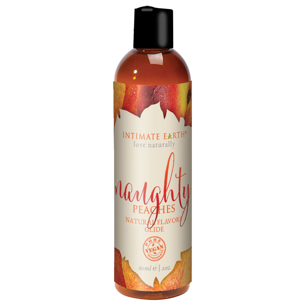 Intimate Earth Flavored Glide - Naughty Peaches 2oz