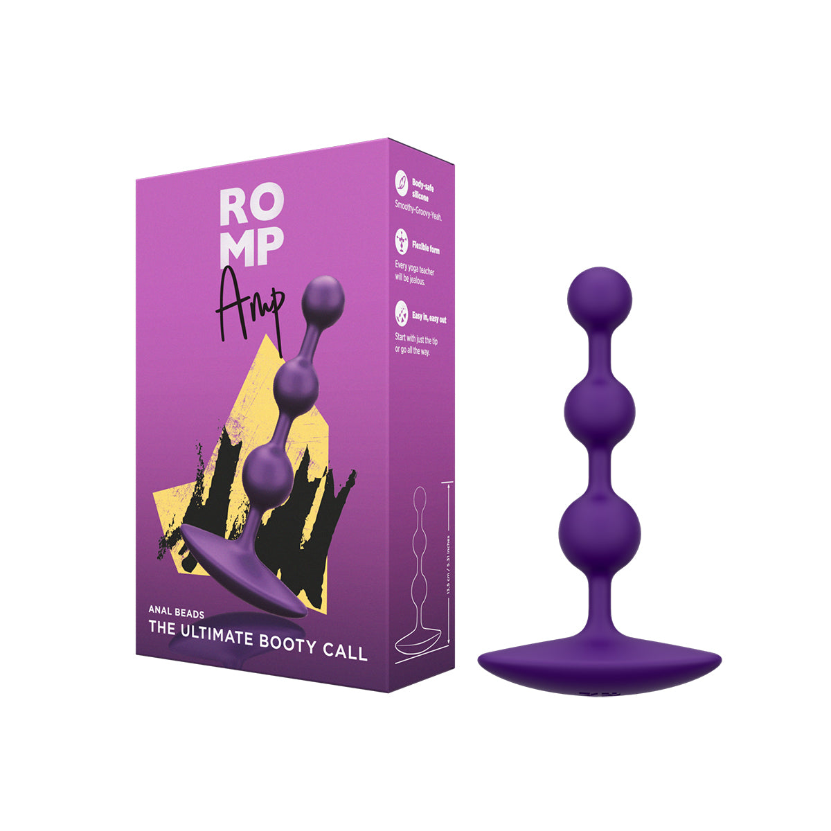 ROMP Amp Anal Beads - Purple