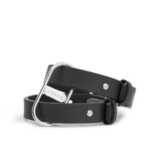 Crave ICON Cuffs- Black/Silver