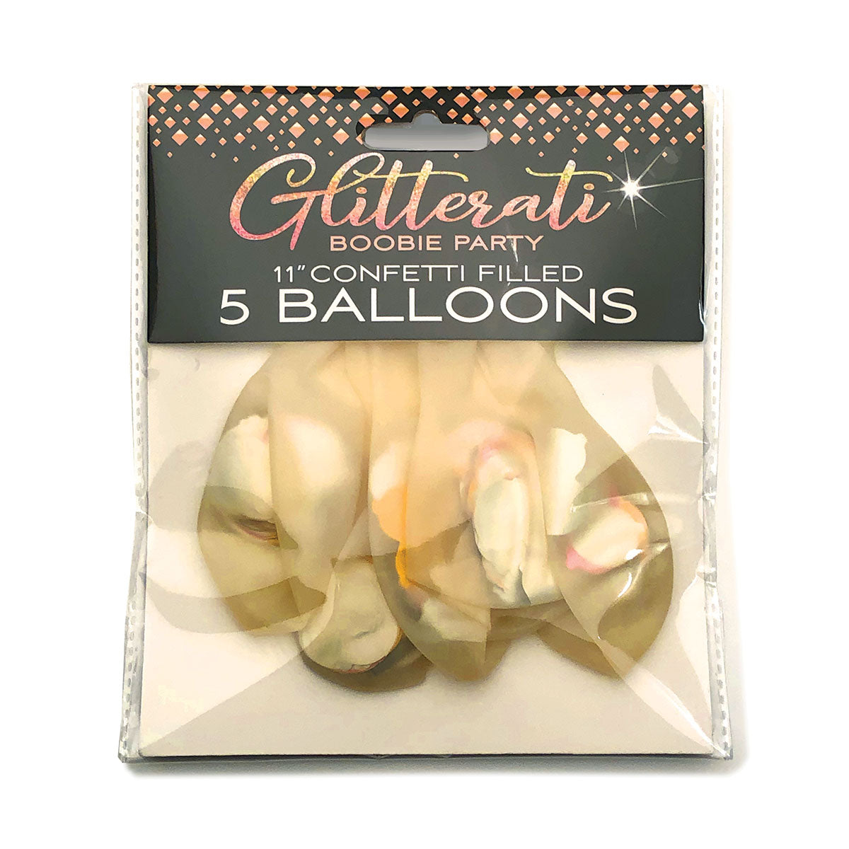 Glitterati Boobie Balloons 5pk