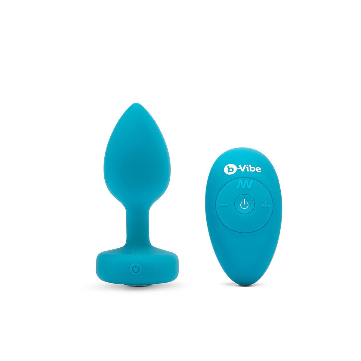 B-Vibe Vibrating Jewel Plug - Small/Medium - Assorted Colors