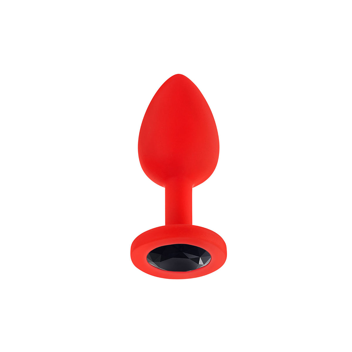 Luv Inc Vibrating Jeweled Plug Small - Red