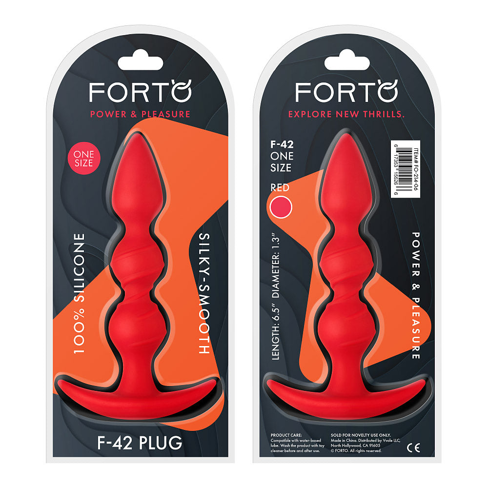FORTO F-42 Spiral Beads Red