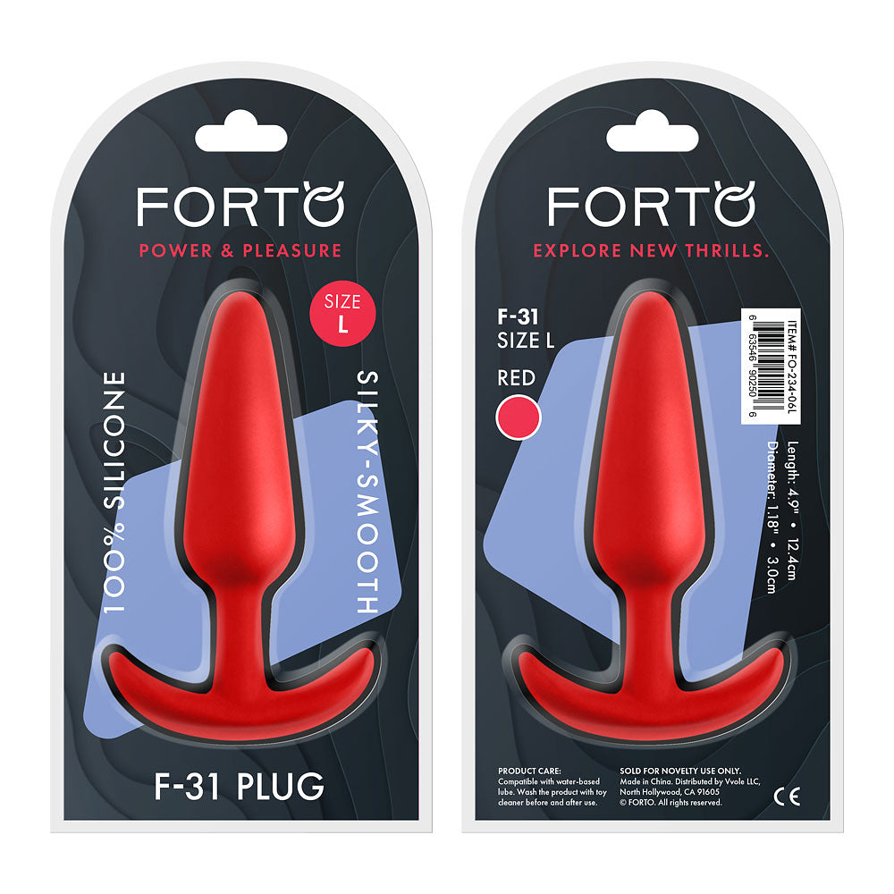 FORTO F-31 Plug Red - Assorted Sizes