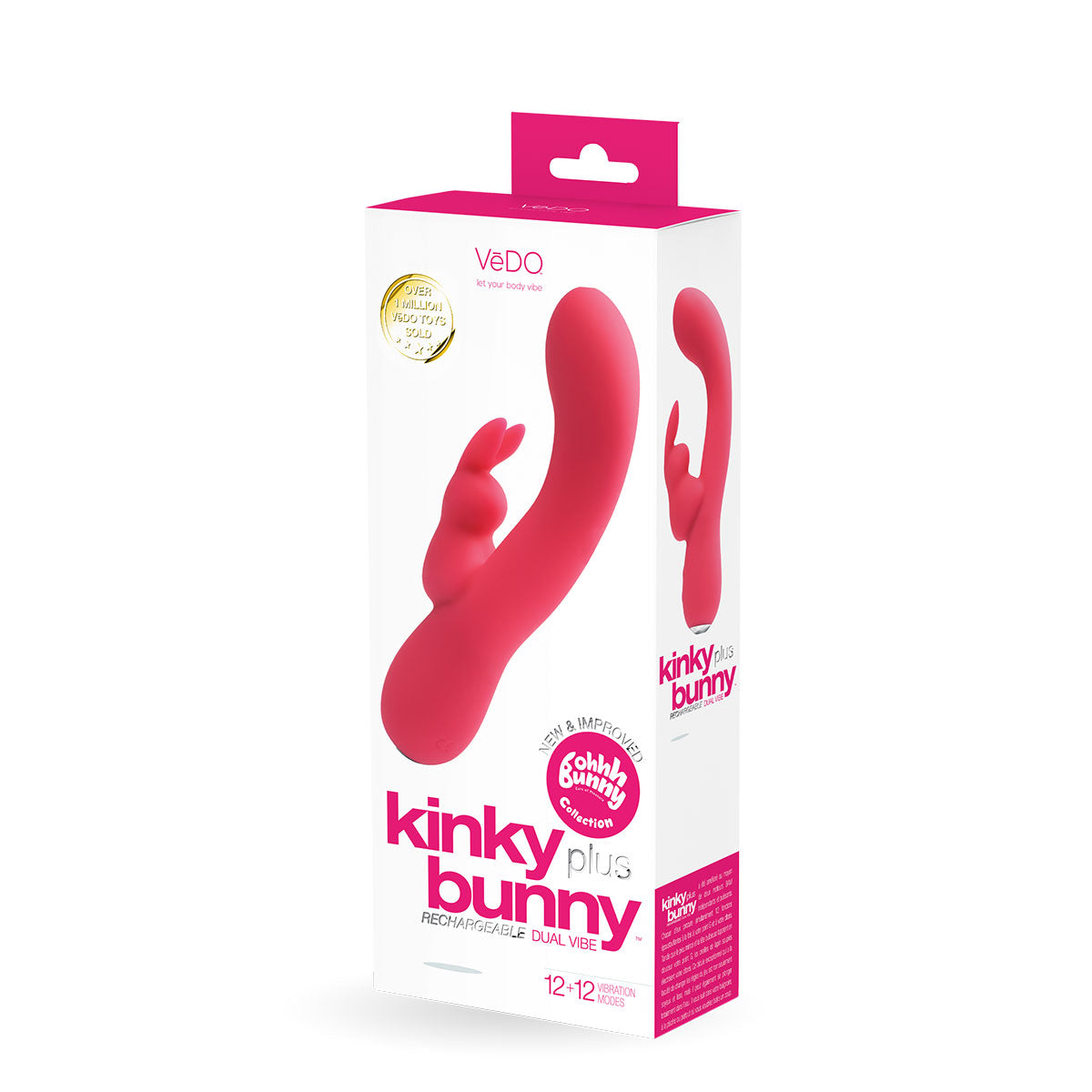 VeDO Kinky Bunny Plus Rabbit Vibe - Assorted Colors
